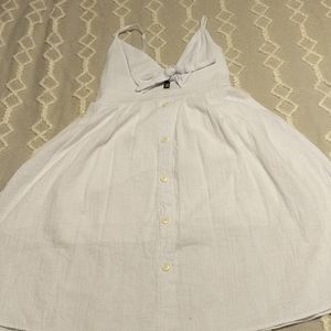 White beach dress